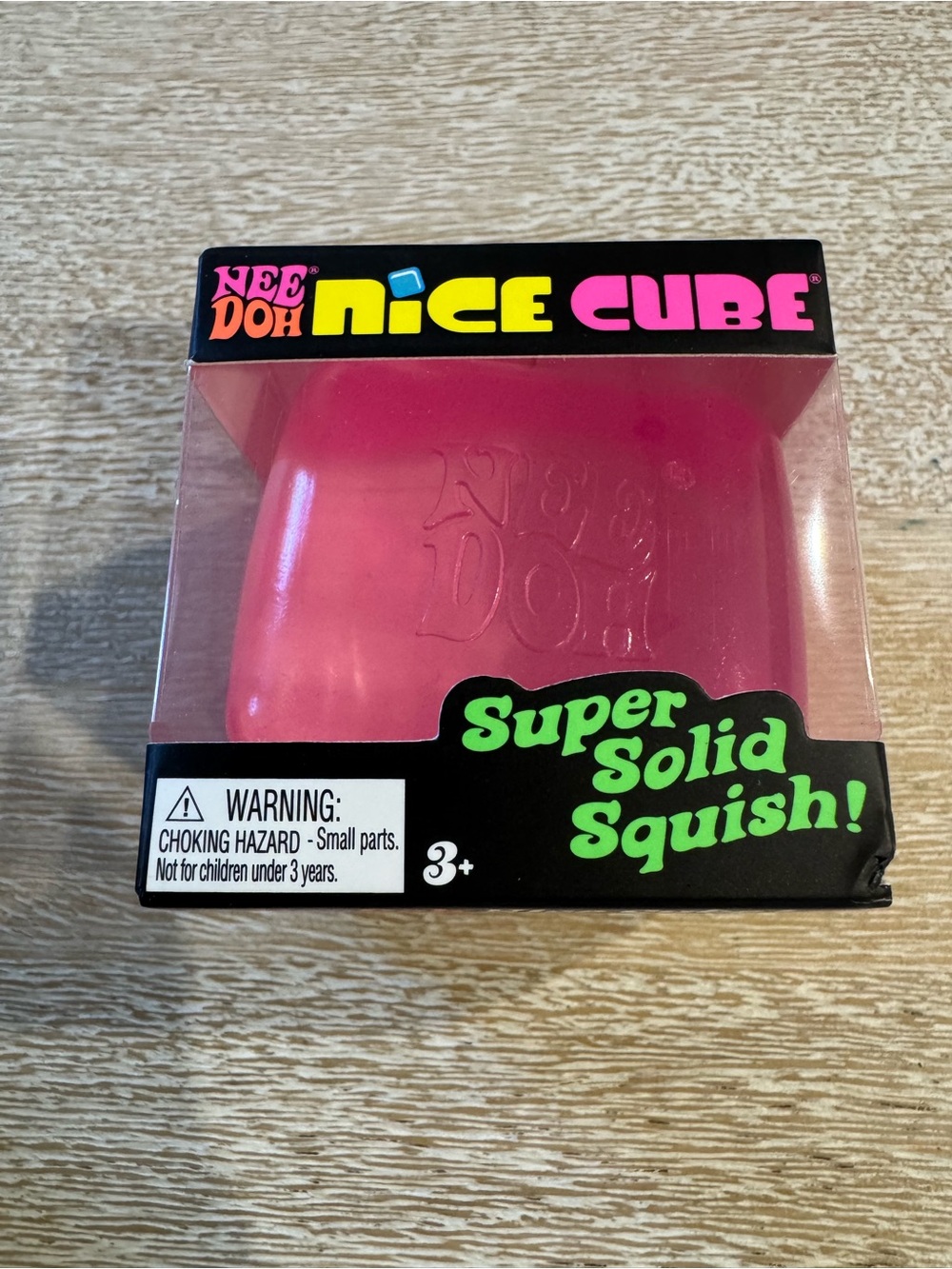 Nee Doh Nice Cube - pink